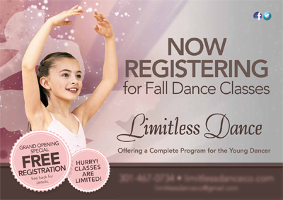 Successful Dance/Gymnastics Postcard Campaign