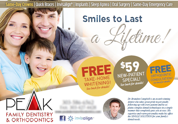 Successful Dental Services Postcard Campaign