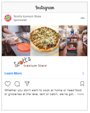 Successful Restaurant Instagram Ad