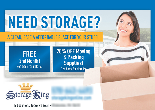 Successful Moving/Storage Postcard Campaign