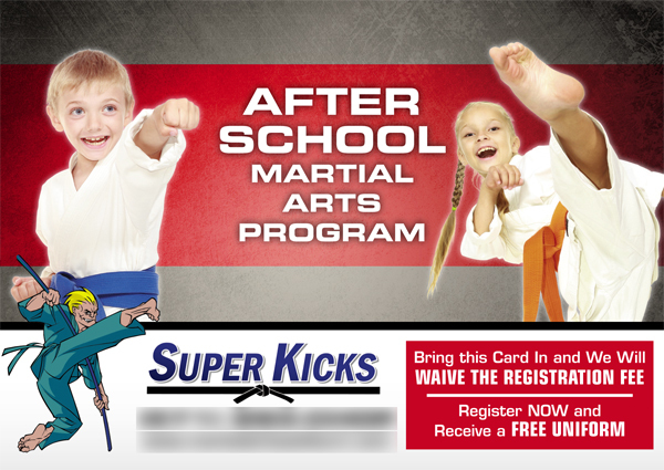 Successful Martial Arts Postcard