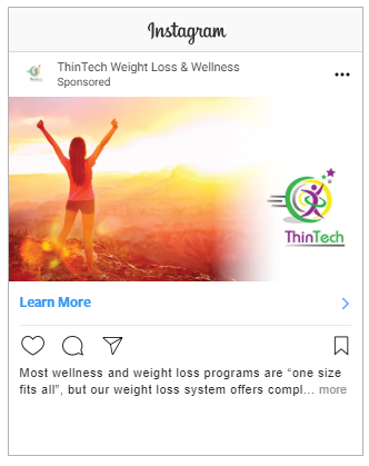 Successful Fitness Instagram Ad