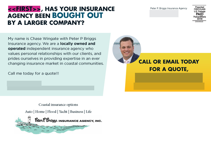Successful Insurance Postcard Campaign