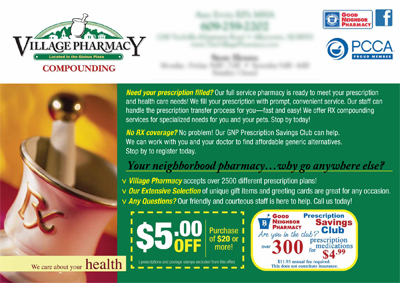 Successful Pharmacy Postcard Campaign