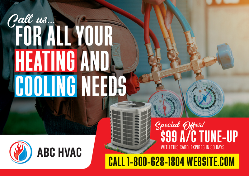 26 Cool HVAC  Direct Mail Postcard Marketing Ideas You 