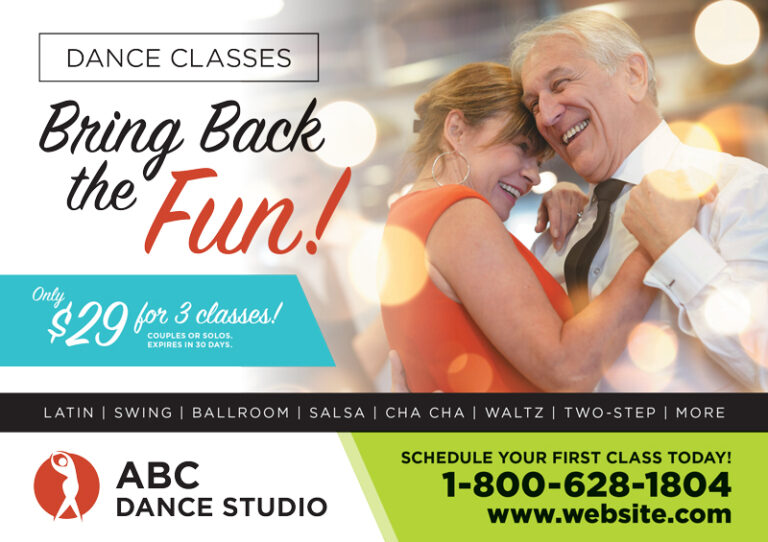 Adult Dance Lessons Marketing
