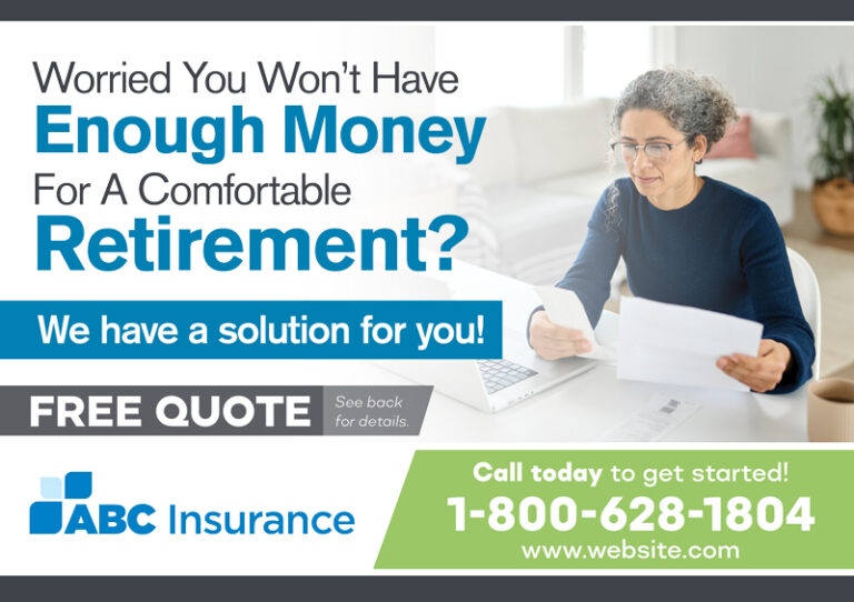 Annuity Marketing Postcard Idea