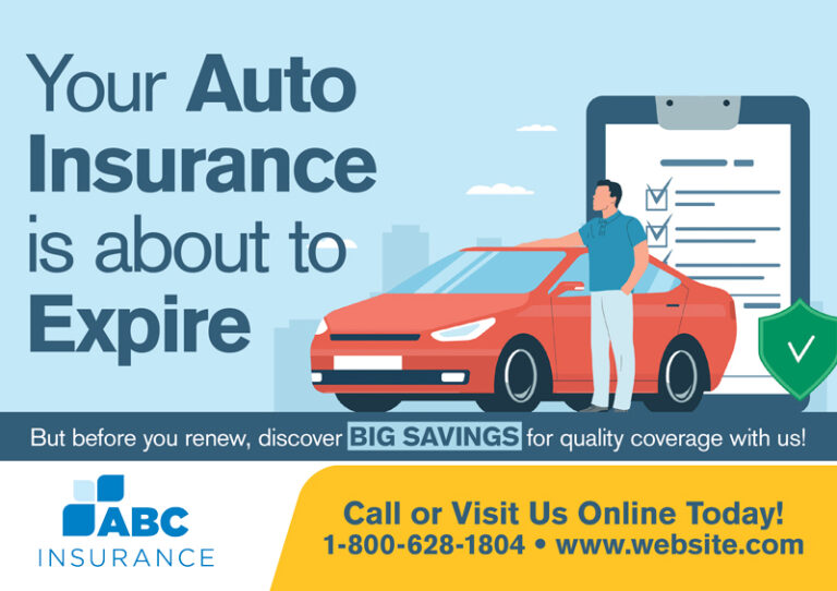 Auto Insurance Mailer