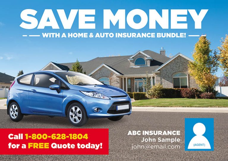 Auto Insurance Postcard