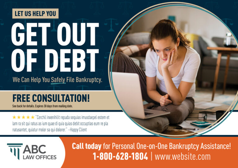 Bankruptcy Relief Postcard