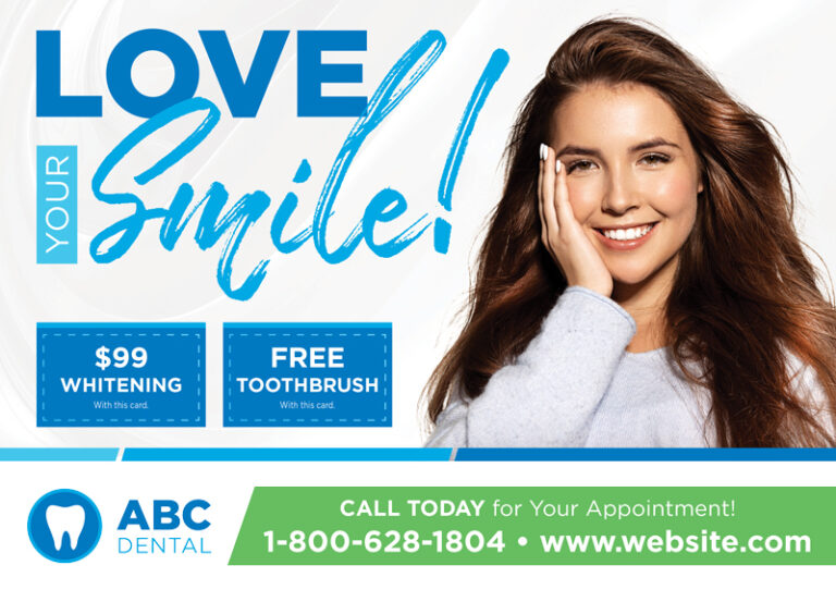 Beautiful Teeth Dental Postcard