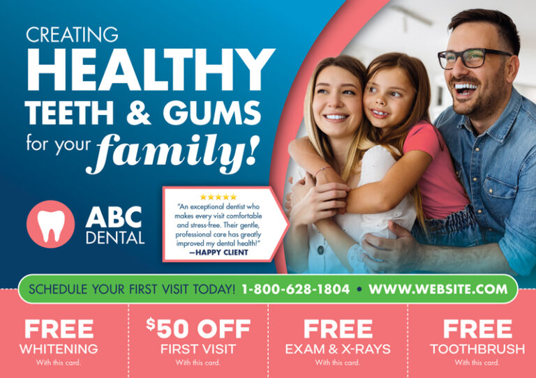 Bulk Mail Postcard For Dental Mailing Lists