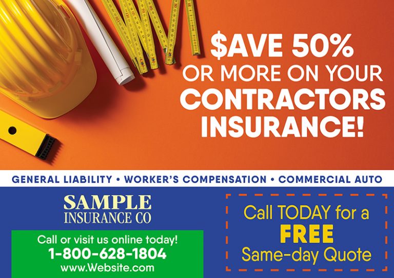 Business Insurance Marketing Postcard