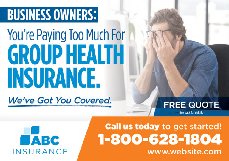 Business Insurance Postcard Sample
