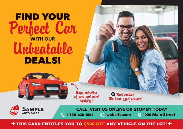 Car Dealer Mailer