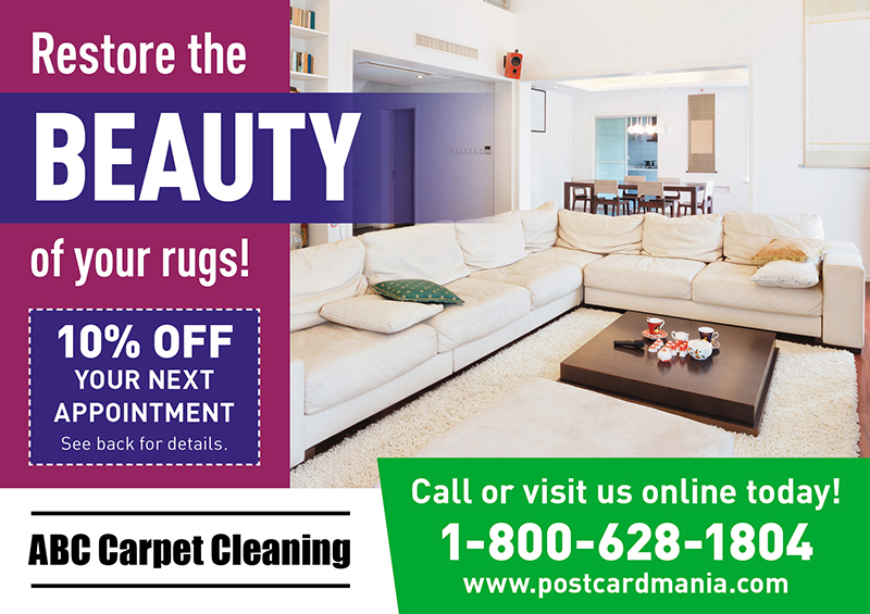 Carpet And Upholstery Steam Cleaner Advertising