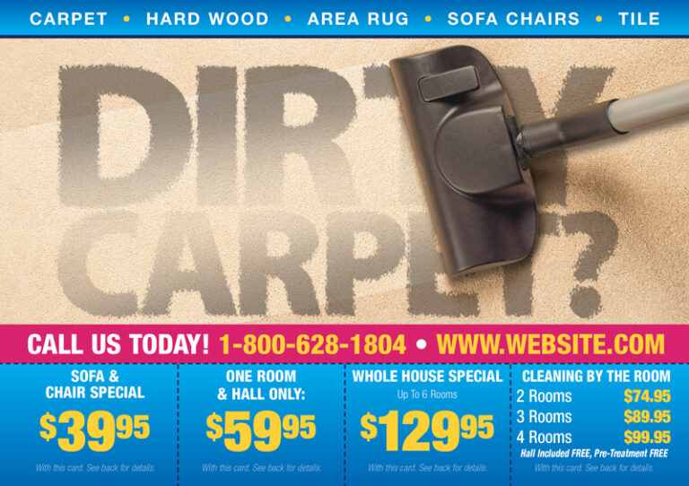 Carpet Cleaner Direct Mailer Idea