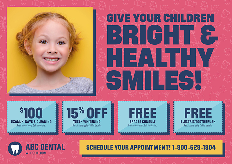 Dental sample promotions