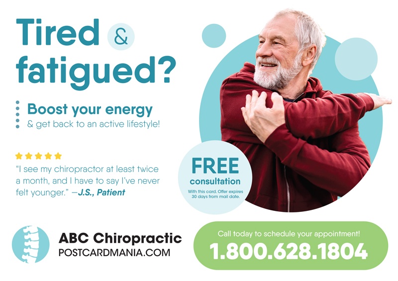 Chiropractic Practice Announcement Postcard
