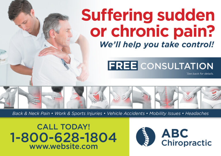 Chiropractic Practice Announcement Postcard
