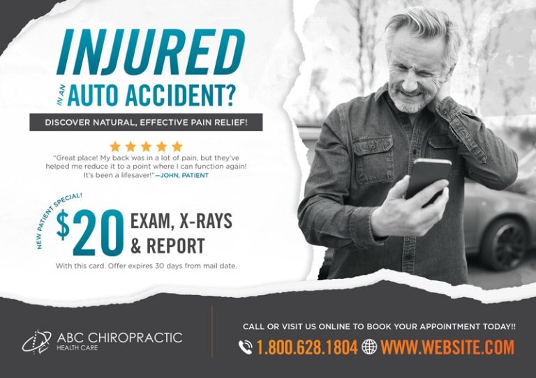 Chiropractor Advertising Direct Mail Strategy Idea