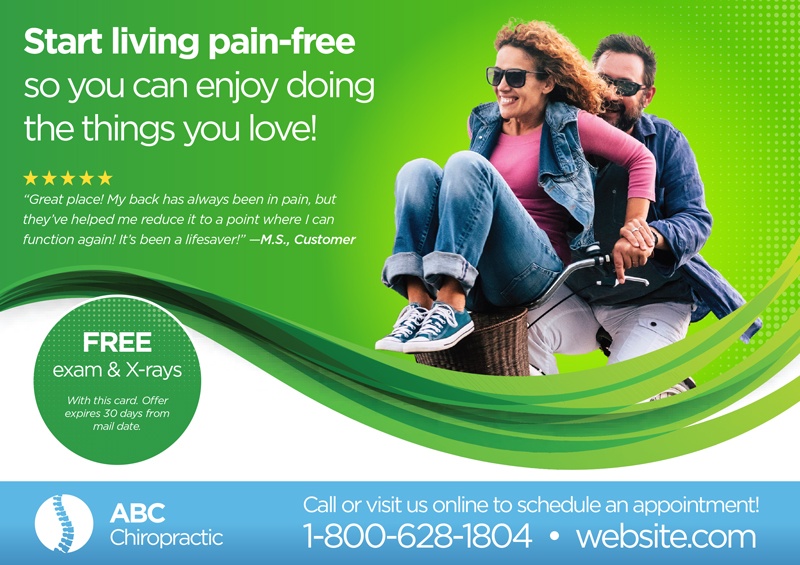 Chiropractor Direct Mail Idea