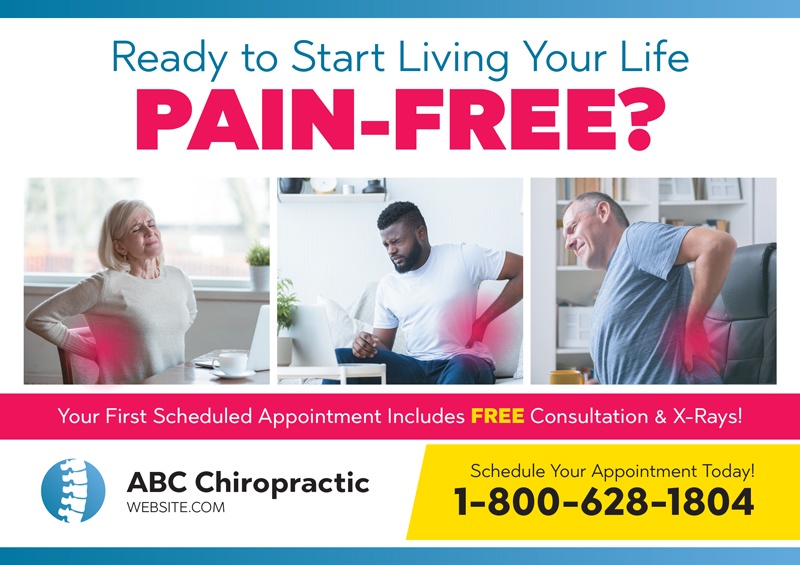 Chiropractor Direct Mailer Idea