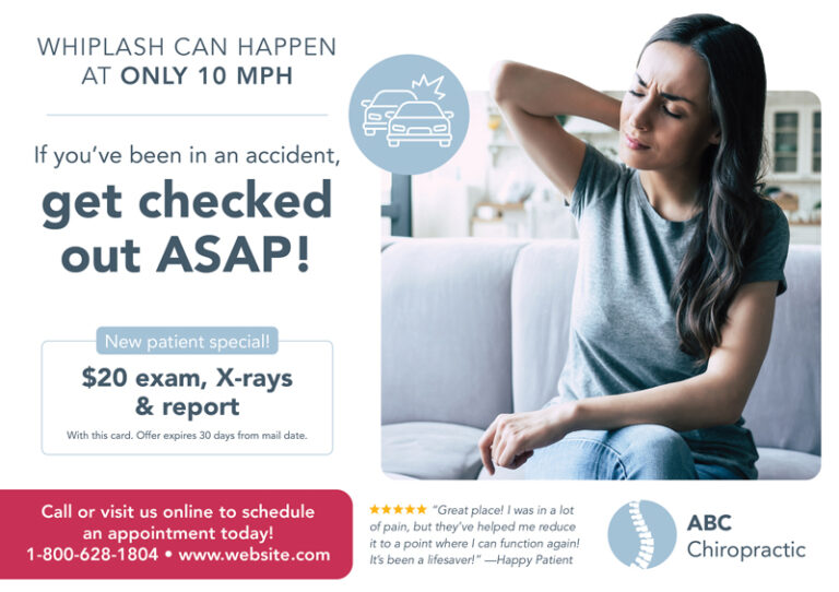 Chiropractor Marketing Mailer