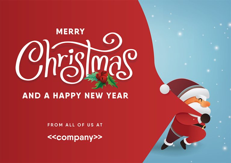Christmas Holiday Postcard Idea