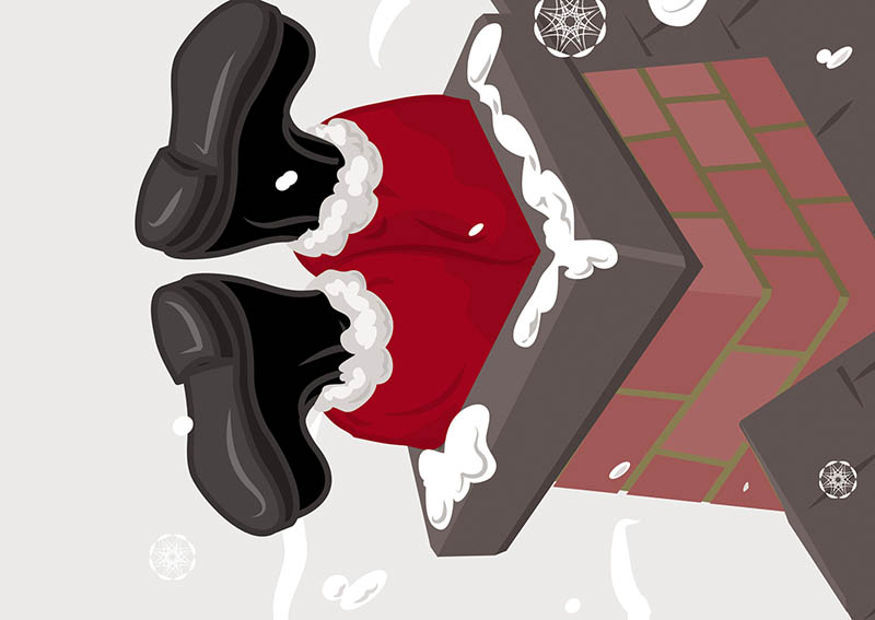 Christmas Marketing Postcard