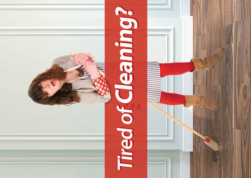 Cleaning Service Marketing Postcard Sample