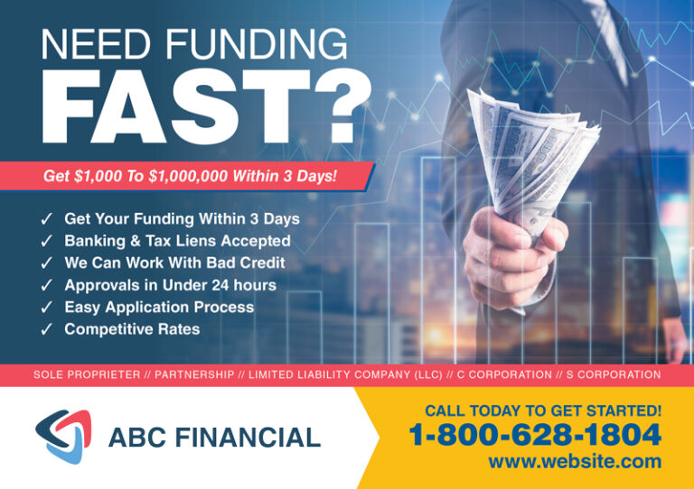 Commercial Loans Postcard Ideas