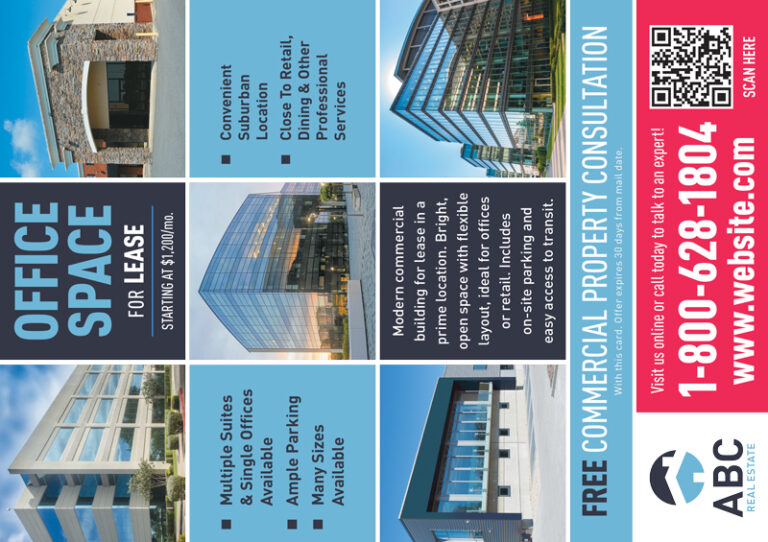 Commercial Real Estate Postcard Templates