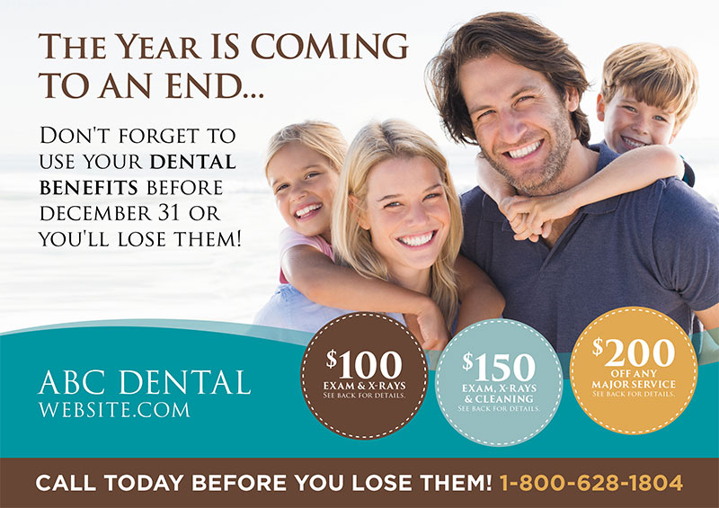 Dental Benefits Reminder Postcard
