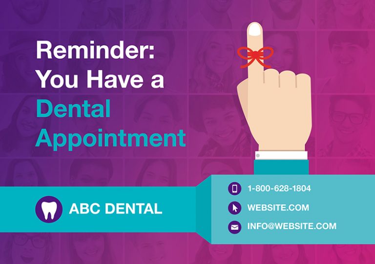 Dental Recall Marketing Postcard
