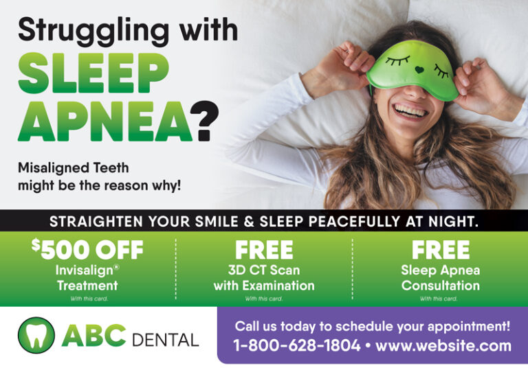 Dental Sleep Apnea Postcard