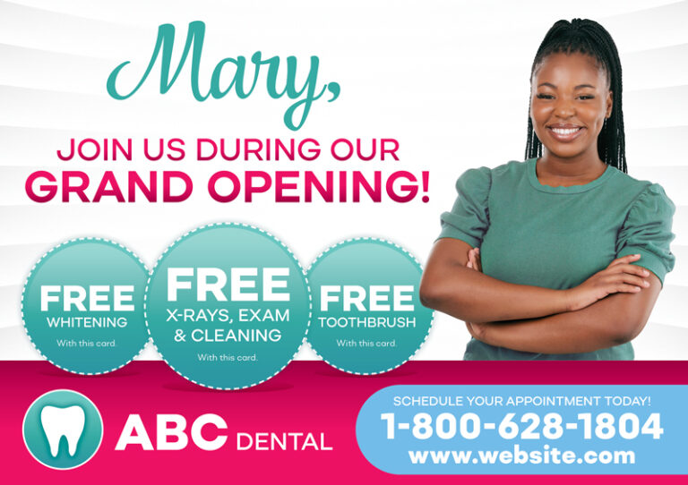 Dentist Grand Opening Mailer
