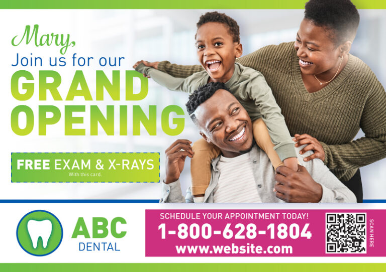 Dentist Grand Opening Postcard