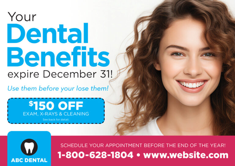 Dentist Insurance Benefits Postcard