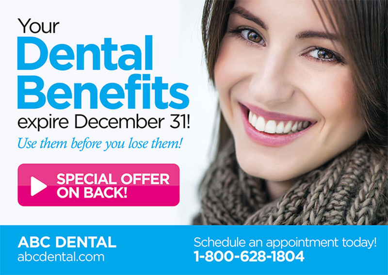 Dentist Insurance Benefits Postcard
