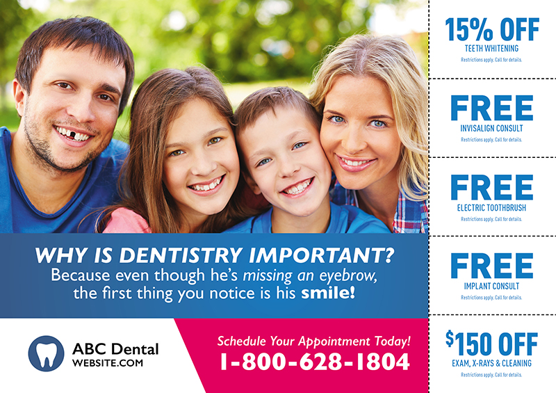 Dental sample promotions