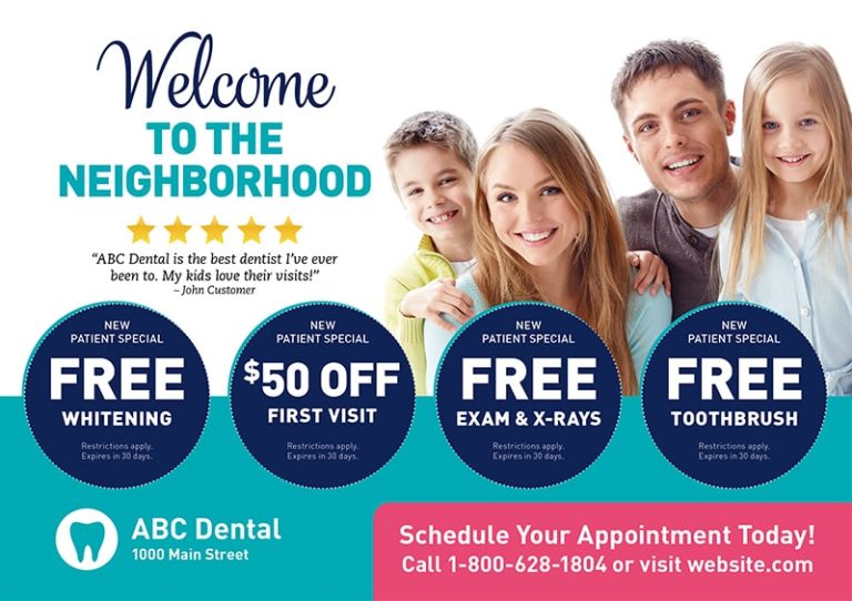 Dentist New Family In Town Postcard