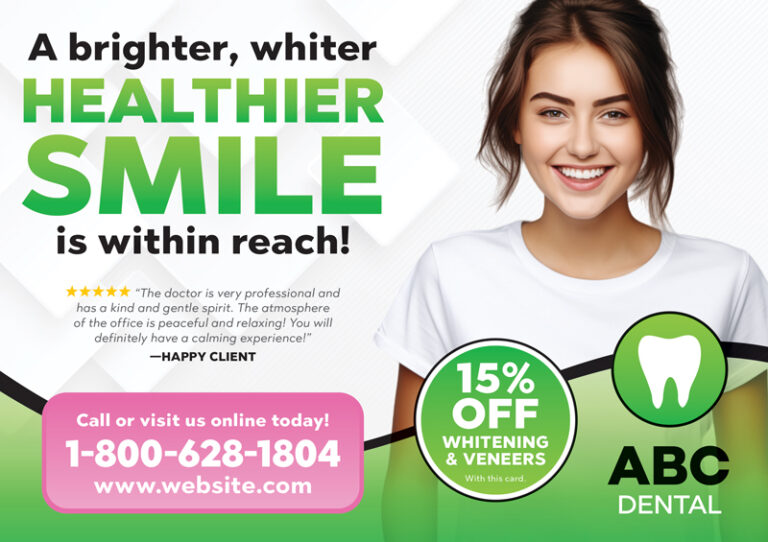 Direct Mail Ad For Teeth Whitening Services