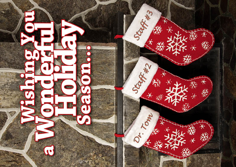 Direct Mail Postcard For Christmas