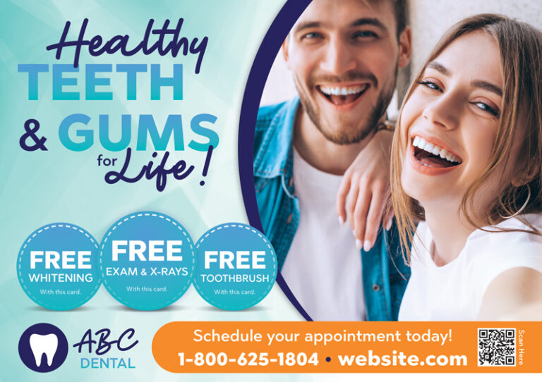 Direct Mail Postcard For Cosmetic Dentists