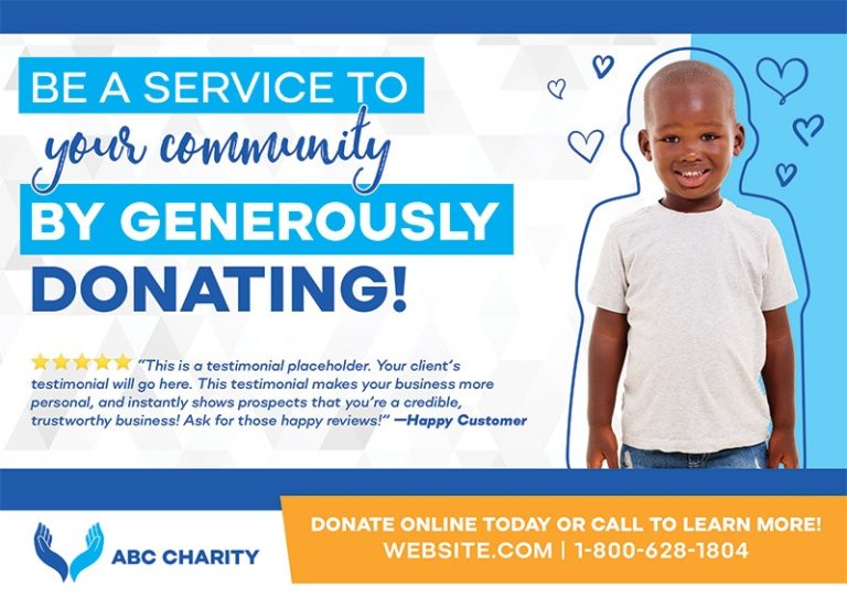 Direct Mail for Nonprofits Sample