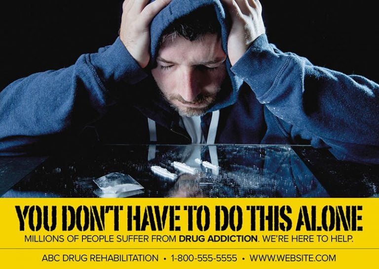 Drug Rehabilitation Postcard Mailer