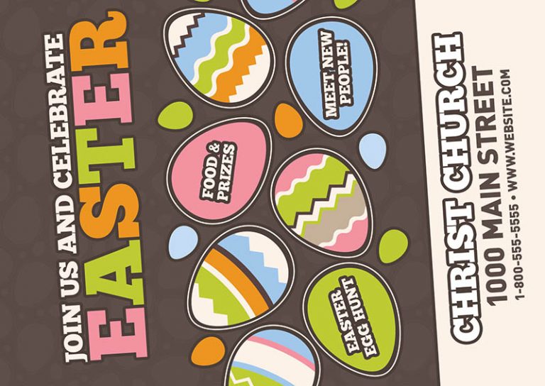 Easter Church Postcard Sample