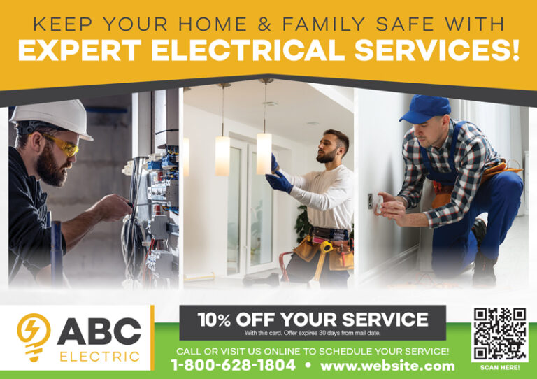 Elecrectrical Services Postcard