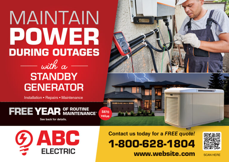 Electrician Services Mailer